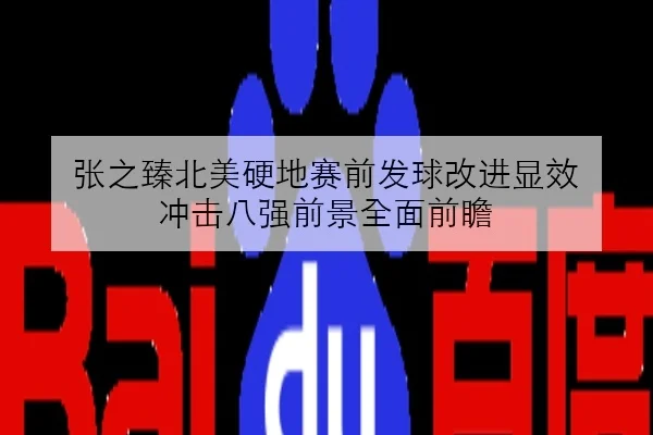 张之臻北美硬地赛前发球改进显效 冲击八强前景全面前瞻